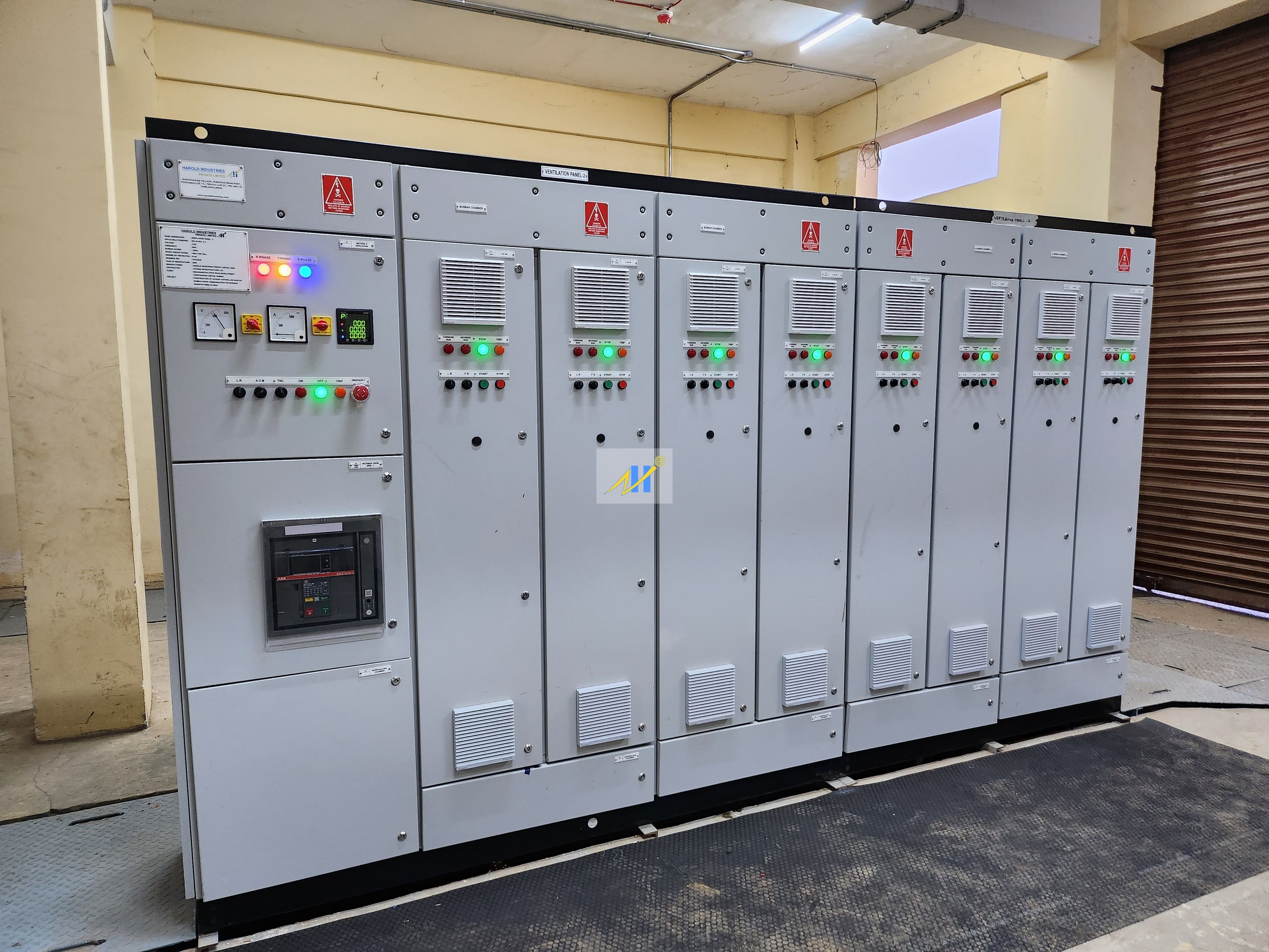 90kW Soft starter panel