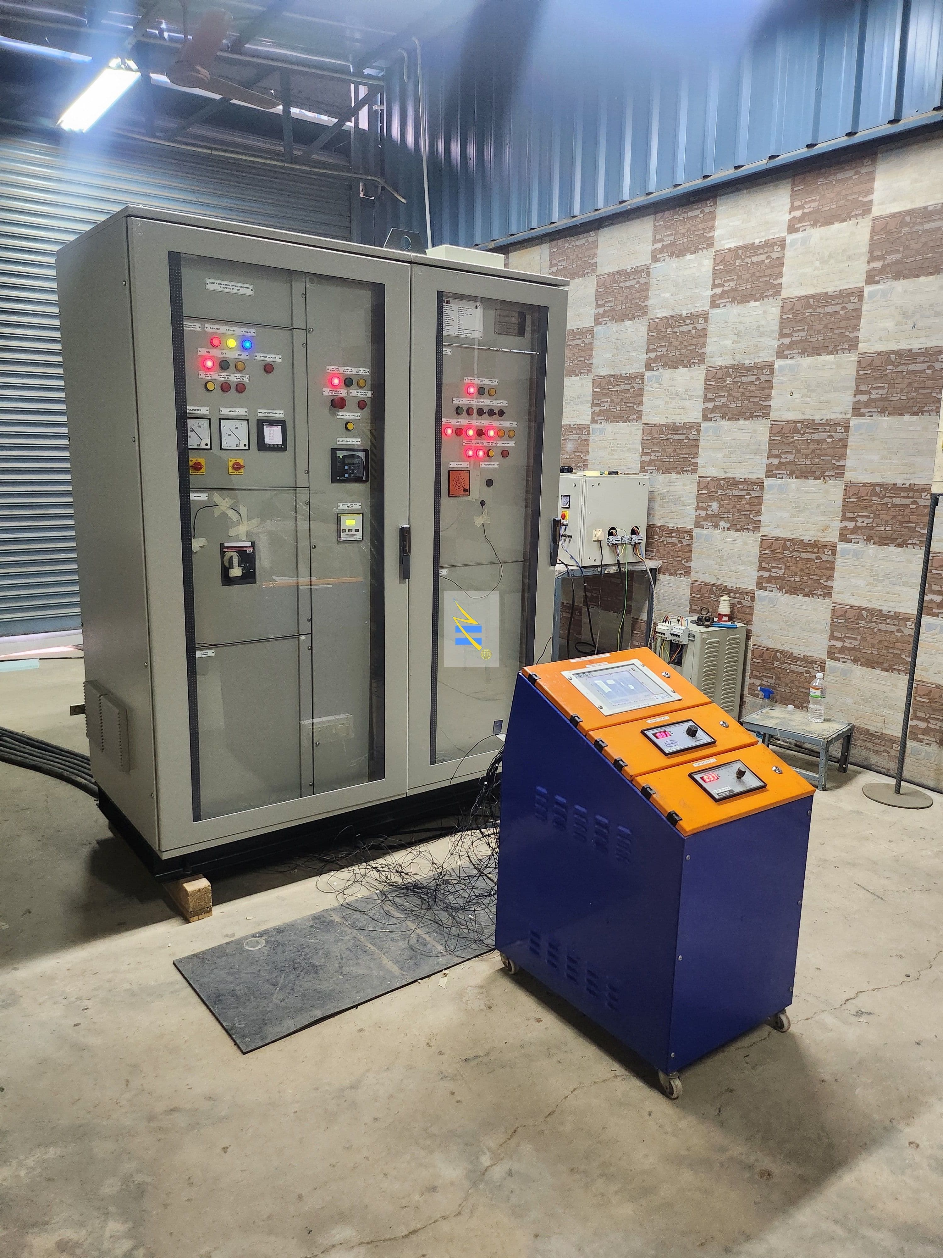 Thyristor panel under testing